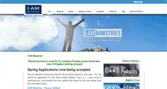 Desktop Screenshot of iamministries.com
